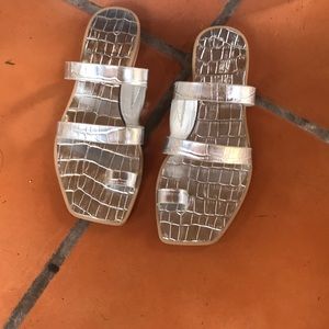 Dolce Vita Isala sandals silver color brand new never used